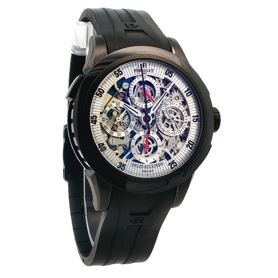 Perrelet Split Second Chronograph Skeleton Dial A1045 43mm 2018