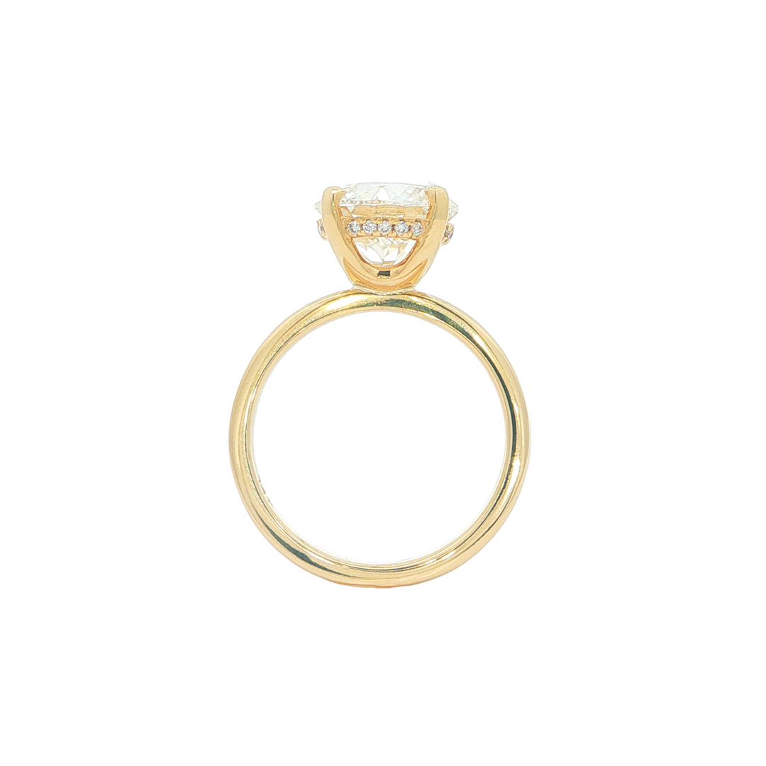 14KT Yellow Gold 3.06ctw Lab Grown Diamond Engagement Ring