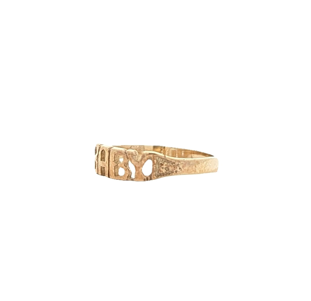 10KT Yellow Gold 'Baby' Ring