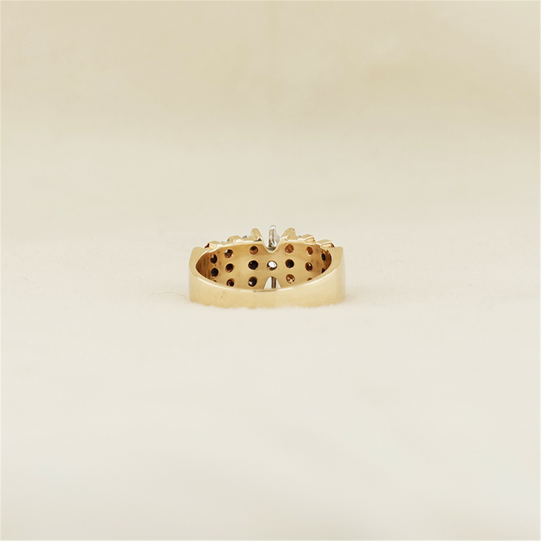 14K Two-Toned 0.80ctw Diamond Engagement Ring