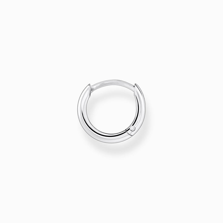 Single Hoop Earring Classic Silver