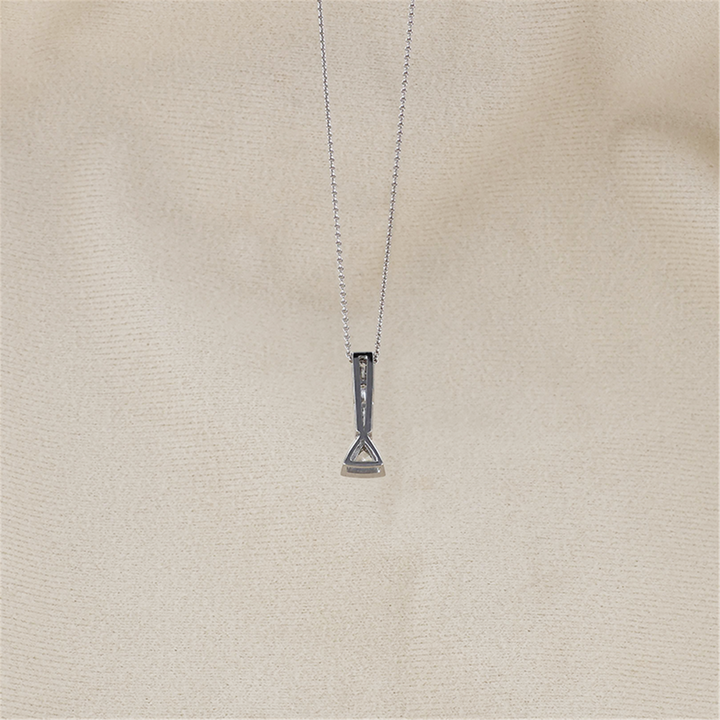 14K White Gold 0.44ctw Diamond 18" Necklace