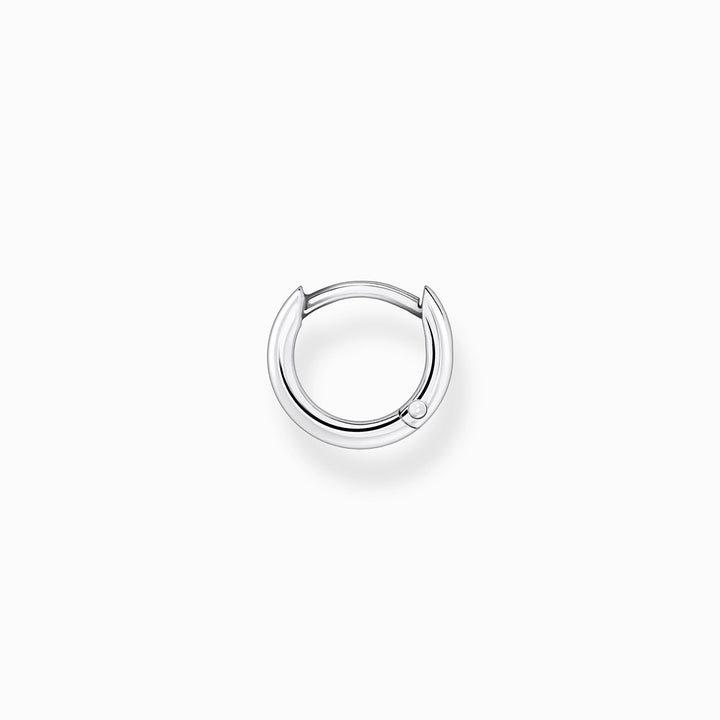 Single Hoop Earring Classic Silver