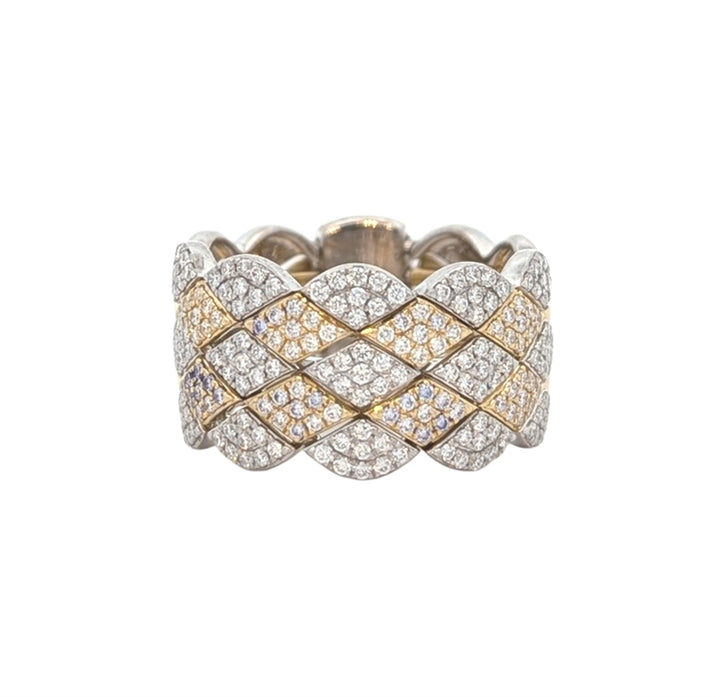 Simon G - 18KT Yellow and White Gold 0.77ctw Diamond Ring