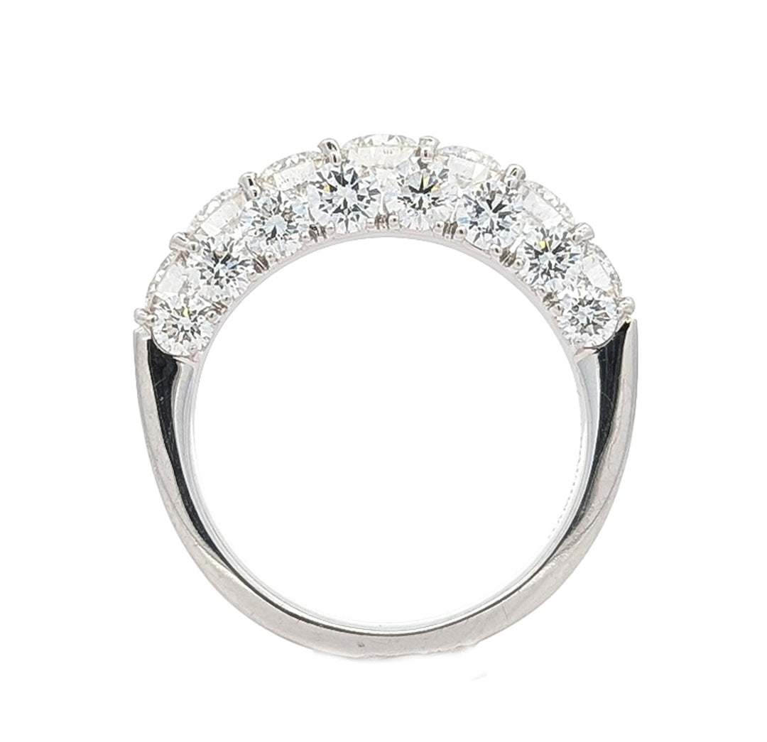 18KT White Gold 3.04ctw Diamond Band