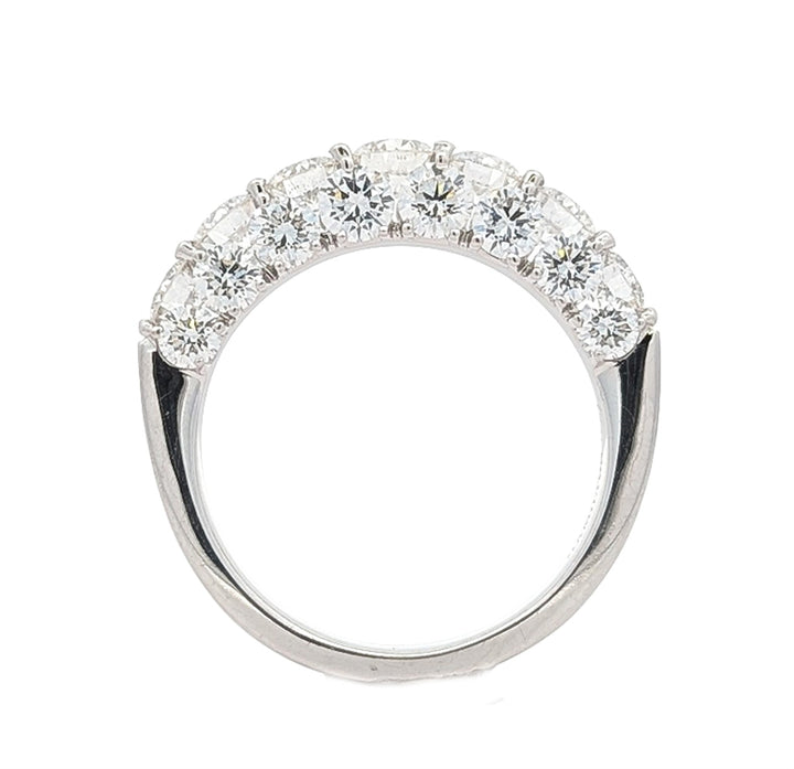 18KT White Gold 3.04ctw Diamond Band