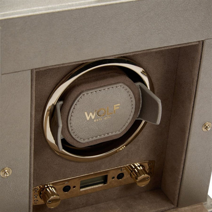 Palermo Single Watch Winder with Jewellery Storage