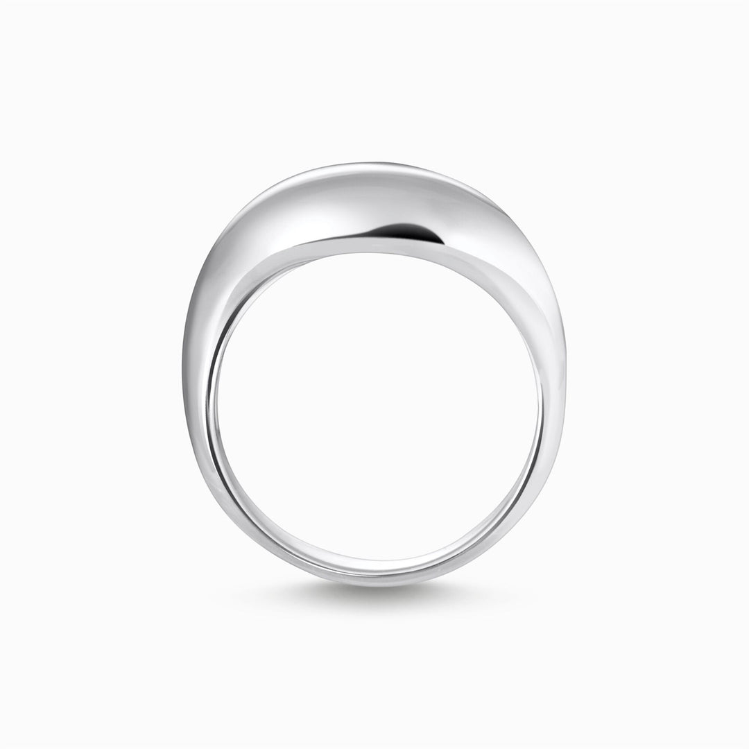 Thomas Sabo Sterling Silver Ring In Organic Shape