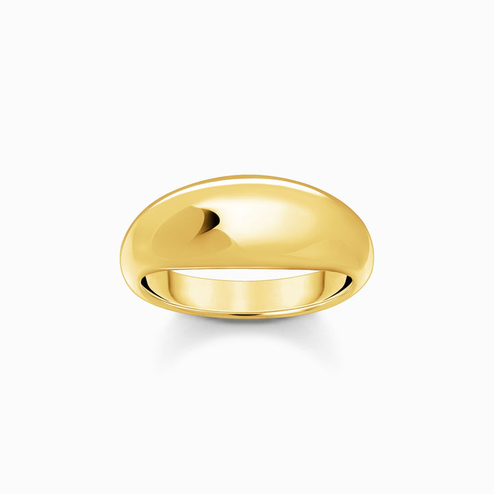 Thomas Sabo Gold-Plated Ring In Timeless Design