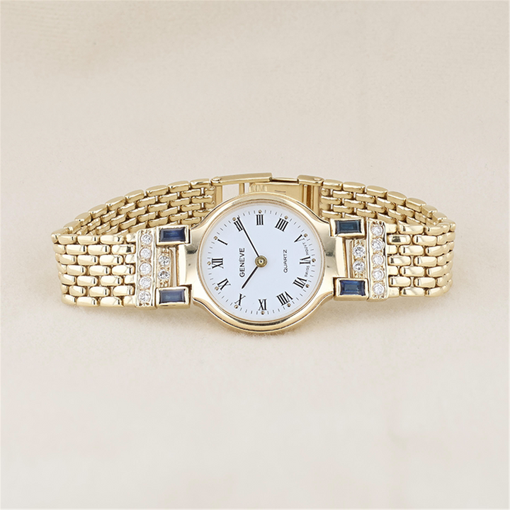 14K Yellow Gold Geneve Watch