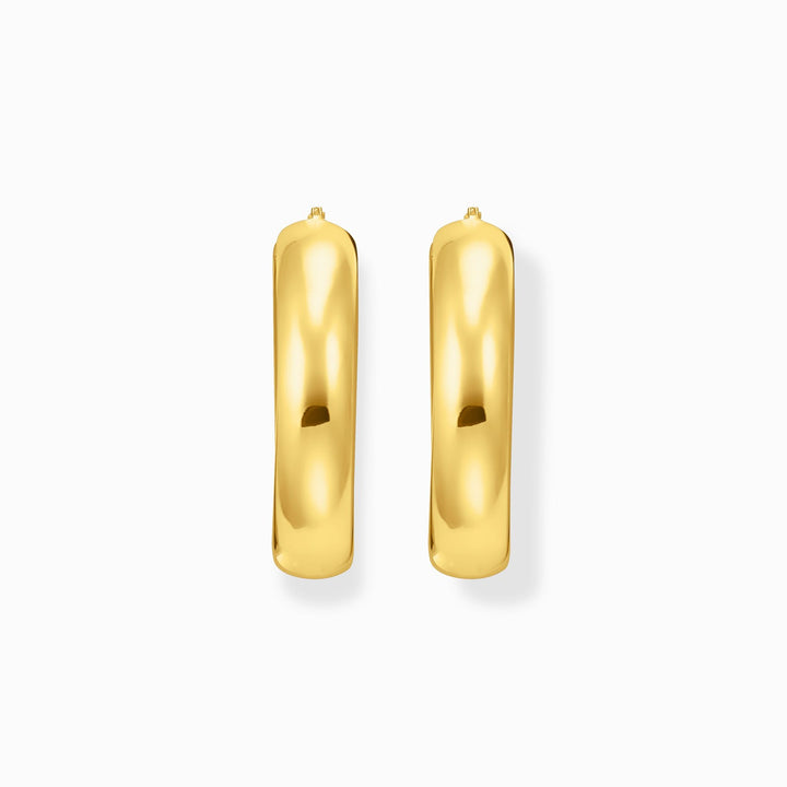 Thomas Sabo Gold-Plated Big Chunky Hoop Earrings
