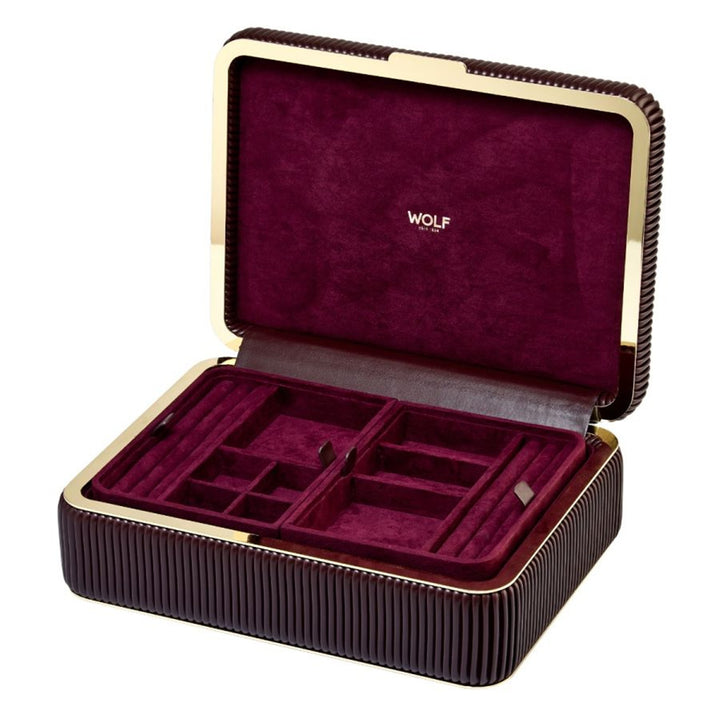 Bella Bordeaux Medium Jewelry Box