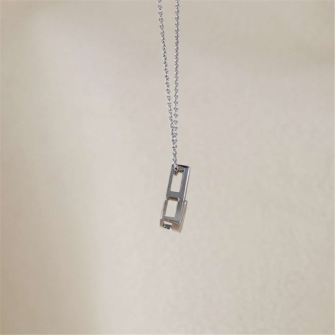 14K White Gold 0.23ctw Diamond 18" Necklace