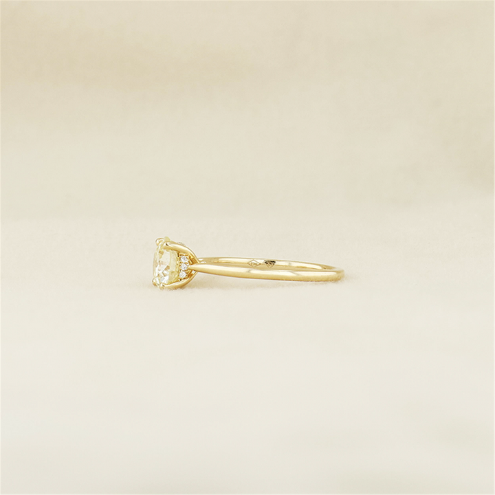 18K Yellow Gold 1.58ctw Diamond Engagement Ring