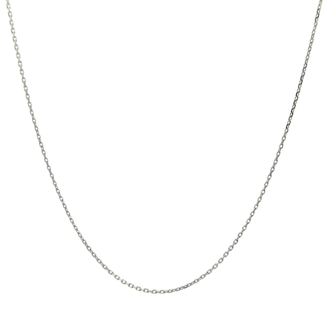 10KT White Gold 18" Chain