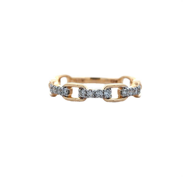 10KT Yellow Gold Multi Diamond Ring