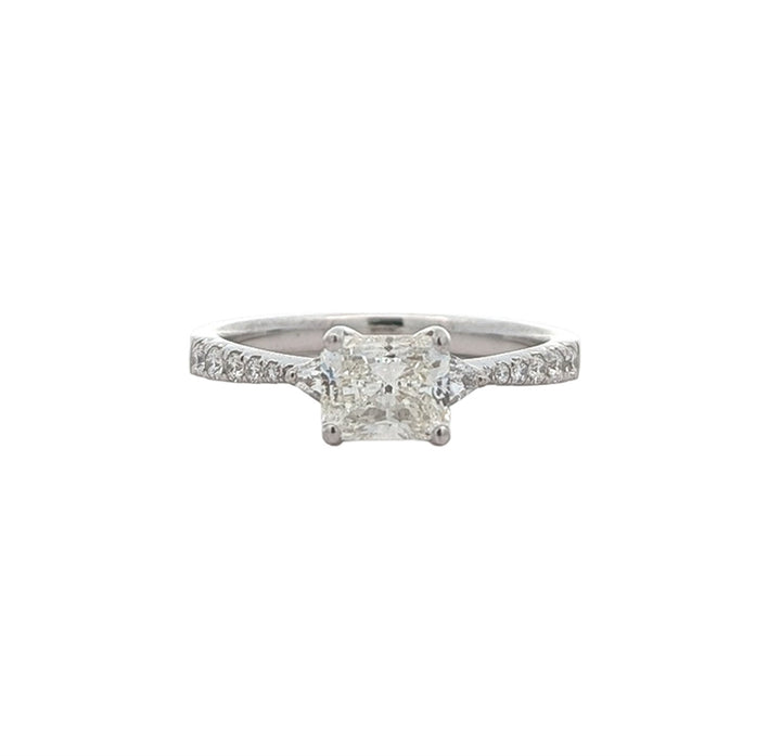 18KT White Gold 1.23ctw Diamond Engagement Ring