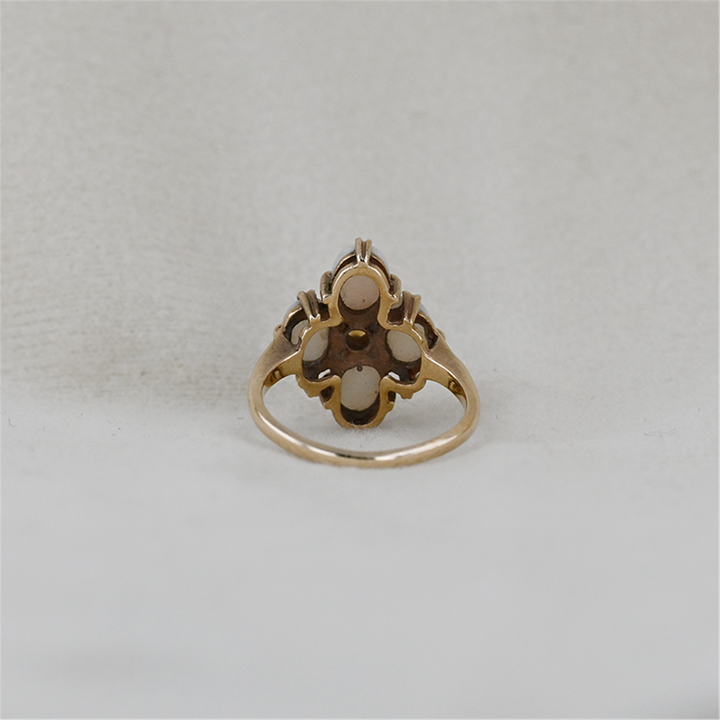 10K Yellow Gold Opal Vintage Estate Ring