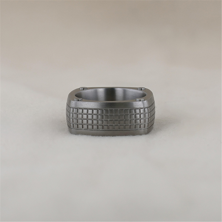 Stainless Steel Montblanc Men's Wedding Band