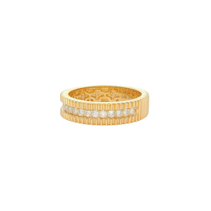 14K Yellow Gold 0.33ctw Diamond Band