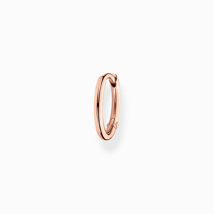 Single Hoop Earring Classic Rose Gold