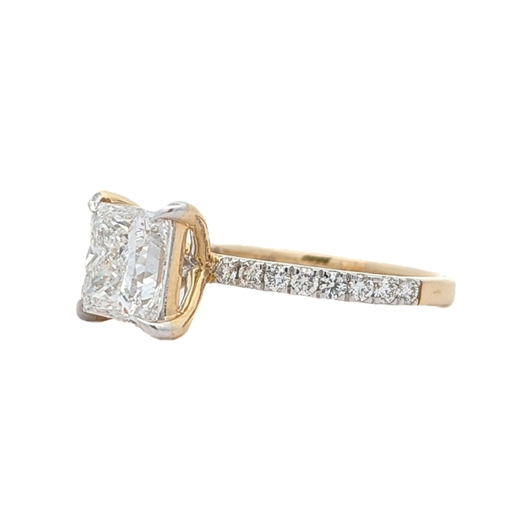 14KT Yellow Gold 2.30ctw Lab Grown Diamond Engagement Ring